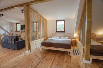 Фото номера Апартаменты с террасой Курортные отели Kompleks Małe Dolomity г. Hucisko 4